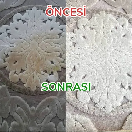 Halı yıkama öncesi sonrası - Öz Nisa Halı Yıkama İstanbul Avrupa Yakası
