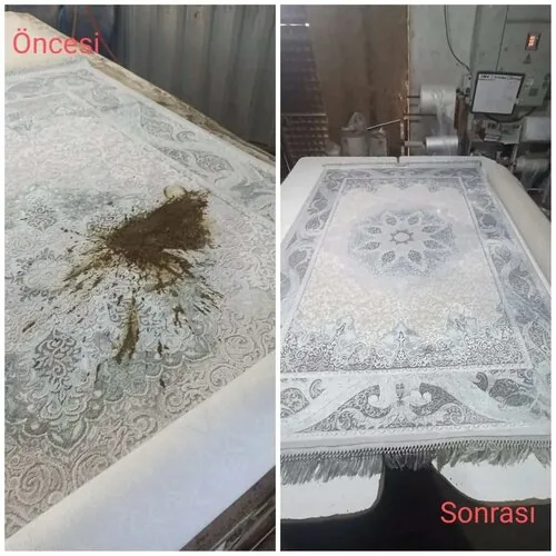 Halı yıkama öncesi sonrası - Öz Nisa Halı Yıkama İstanbul Avrupa Yakası