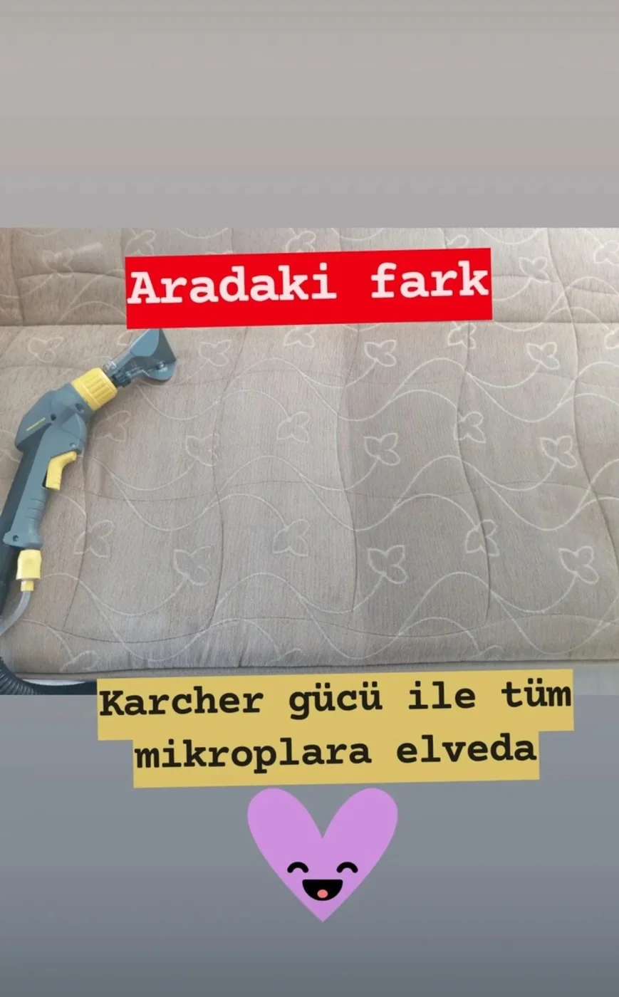 Koltuk yıkama uygulama görüntüsü