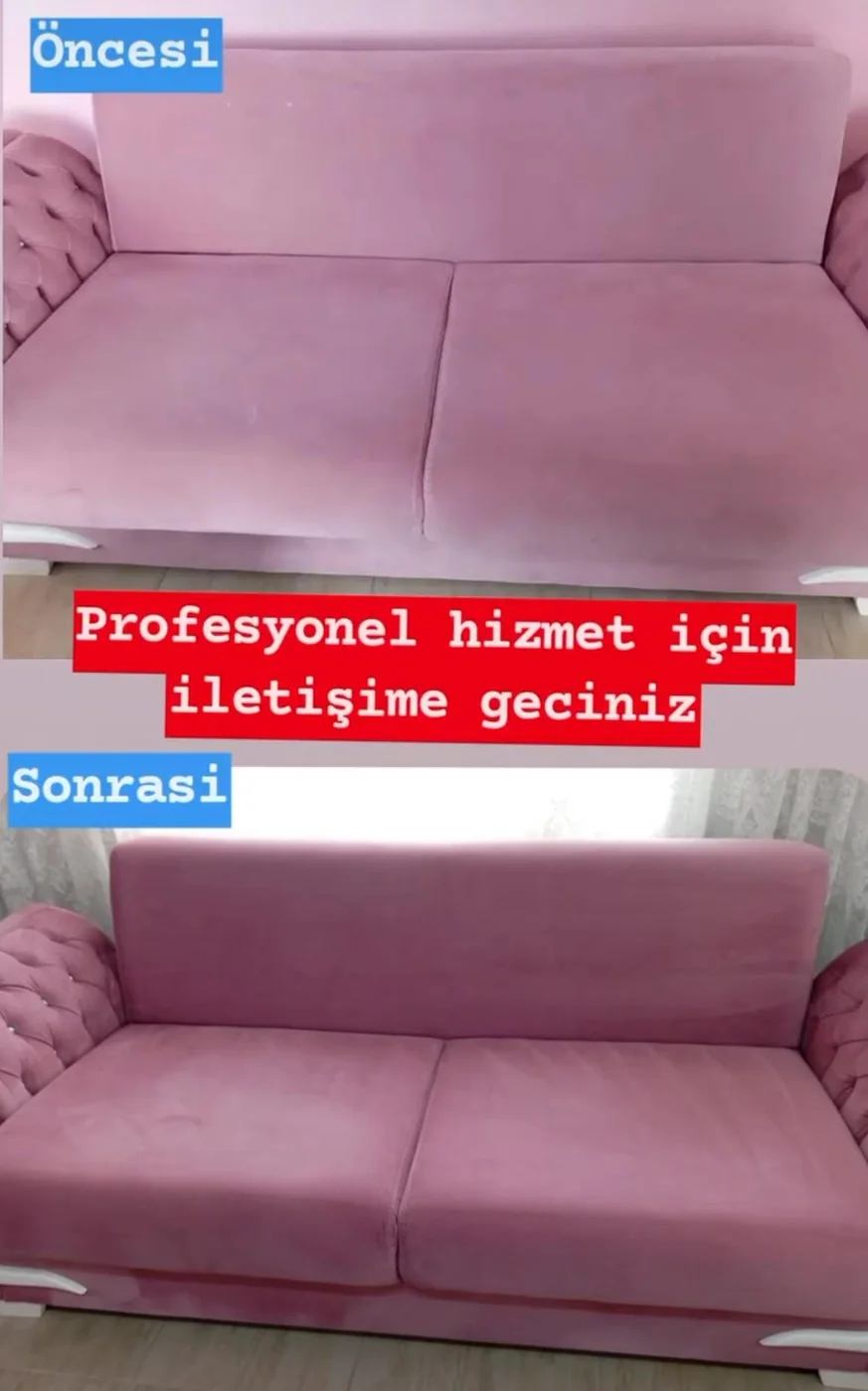 Koltuk yıkama uygulama görüntüsü