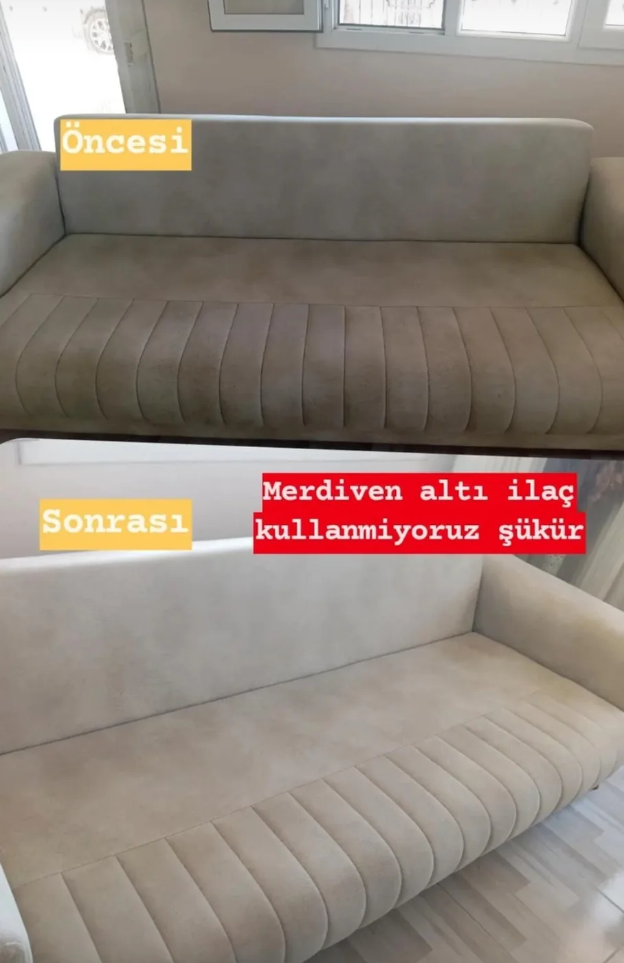 Koltuk yıkama uygulaması - Öz Nisa Halı Yıkama İstanbul Avrupa Yakası